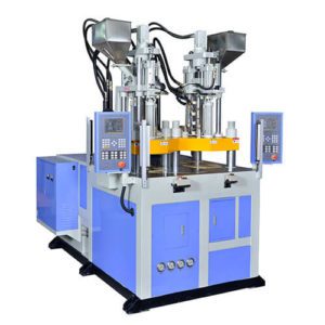 9 processes of two color vertical injection machine