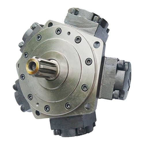 The motor in the vertical injection molding machine
