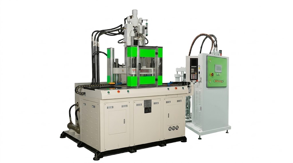 vertical silicone injection molding machine
