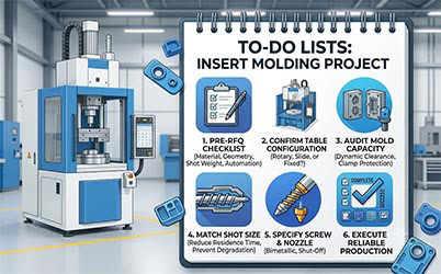 Vertical Injection Molding Machine for Insert Molding Projects